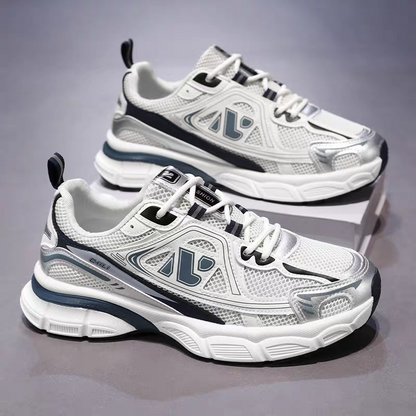 حذاء ALIX الأبيض والأسود العصري – ALIX Trend Dual Sneakers